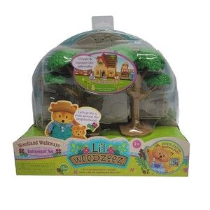 Li'l Woodzeez Woodland Walkways | Sidewalk, Tree & Connector Set Ages 3+